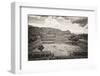 ¡Viva Mexico! B&W Collection - Pyramid of Puebla V (Cantona Ruins)-Philippe Hugonnard-Framed Photographic Print