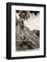 ¡Viva Mexico! B&W Collection - Pyramid of the ancient Mayan city of Calakmul V-Philippe Hugonnard-Framed Photographic Print