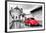 ?Viva Mexico! B&W Collection - Red VW Beetle Car in San Cristobal de Las Casas-Philippe Hugonnard-Framed Photographic Print