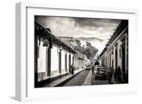 ¡Viva Mexico! B&W Collection - San Cristobal de Las Casas-Philippe Hugonnard-Framed Photographic Print