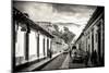 ¡Viva Mexico! B&W Collection - San Cristobal de Las Casas-Philippe Hugonnard-Mounted Photographic Print