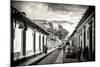 ¡Viva Mexico! B&W Collection - San Cristobal de Las Casas-Philippe Hugonnard-Mounted Photographic Print