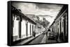 ¡Viva Mexico! B&W Collection - San Cristobal de Las Casas-Philippe Hugonnard-Framed Stretched Canvas