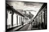 ¡Viva Mexico! B&W Collection - San Cristobal de Las Casas-Philippe Hugonnard-Mounted Premium Photographic Print