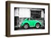 ¡Viva Mexico! B&W Collection - Small Green VW Beetle Car-Philippe Hugonnard-Framed Photographic Print