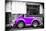 ¡Viva Mexico! B&W Collection - Small Red Purple Beetle Car-Philippe Hugonnard-Mounted Photographic Print