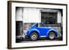 ¡Viva Mexico! B&W Collection - Small Red Royal Blue Beetle Car-Philippe Hugonnard-Framed Photographic Print