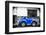 ¡Viva Mexico! B&W Collection - Small Red Royal Blue Beetle Car-Philippe Hugonnard-Framed Photographic Print