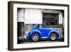 ¡Viva Mexico! B&W Collection - Small Red Royal Blue Beetle Car-Philippe Hugonnard-Framed Photographic Print