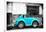 ¡Viva Mexico! B&W Collection - Small Turquoise VW Beetle Car-Philippe Hugonnard-Framed Photographic Print