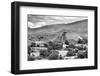 ¡Viva Mexico! B&W Collection - Teotihuacan Pyramids III - Archaeological Site-Philippe Hugonnard-Framed Photographic Print