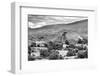 ¡Viva Mexico! B&W Collection - Teotihuacan Pyramids III - Archaeological Site-Philippe Hugonnard-Framed Photographic Print