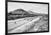 ¡Viva Mexico! B&W Collection - Teotihuacan Pyramids-Philippe Hugonnard-Framed Photographic Print