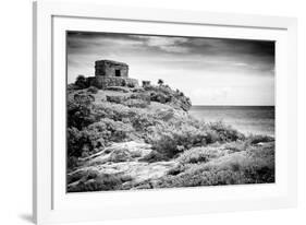 ¡Viva Mexico! B&W Collection - Tulum Riviera Maya I-Philippe Hugonnard-Framed Photographic Print