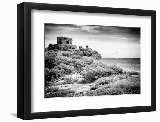 ¡Viva Mexico! B&W Collection - Tulum Riviera Maya I-Philippe Hugonnard-Framed Photographic Print