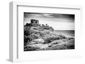 ¡Viva Mexico! B&W Collection - Tulum Riviera Maya I-Philippe Hugonnard-Framed Photographic Print