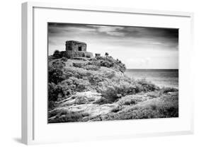 ¡Viva Mexico! B&W Collection - Tulum Riviera Maya I-Philippe Hugonnard-Framed Photographic Print