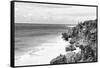 ¡Viva Mexico! B&W Collection - Tulum Riviera Maya II-Philippe Hugonnard-Framed Stretched Canvas