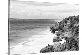 ¡Viva Mexico! B&W Collection - Tulum Riviera Maya II-Philippe Hugonnard-Stretched Canvas