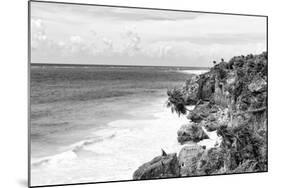 ¡Viva Mexico! B&W Collection - Tulum Riviera Maya II-Philippe Hugonnard-Mounted Photographic Print