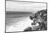 ¡Viva Mexico! B&W Collection - Tulum Riviera Maya II-Philippe Hugonnard-Mounted Photographic Print