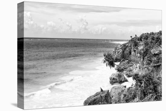 ¡Viva Mexico! B&W Collection - Tulum Riviera Maya II-Philippe Hugonnard-Stretched Canvas