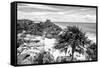 ¡Viva Mexico! B&W Collection - Tulum Riviera Maya III-Philippe Hugonnard-Framed Stretched Canvas