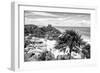 ¡Viva Mexico! B&W Collection - Tulum Riviera Maya III-Philippe Hugonnard-Framed Photographic Print