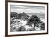 ¡Viva Mexico! B&W Collection - Tulum Riviera Maya III-Philippe Hugonnard-Framed Photographic Print