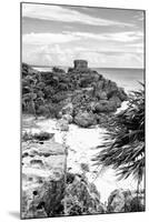 ¡Viva Mexico! B&W Collection - Tulum Riviera Maya IV-Philippe Hugonnard-Mounted Premium Photographic Print