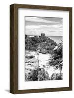 ¡Viva Mexico! B&W Collection - Tulum Riviera Maya IV-Philippe Hugonnard-Framed Photographic Print