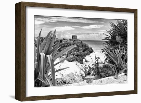 ?Viva Mexico! B&W Collection - Tulum Riviera Maya IX-Philippe Hugonnard-Framed Photographic Print