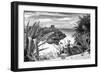 ?Viva Mexico! B&W Collection - Tulum Riviera Maya IX-Philippe Hugonnard-Framed Photographic Print