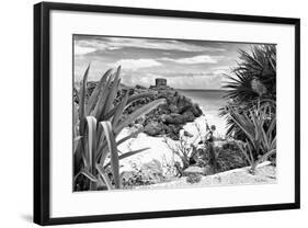 ?Viva Mexico! B&W Collection - Tulum Riviera Maya IX-Philippe Hugonnard-Framed Photographic Print