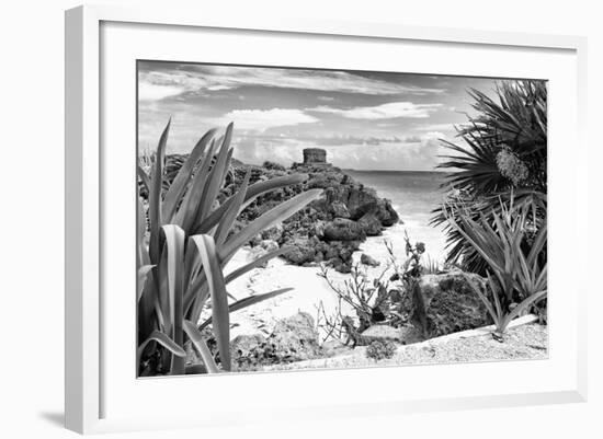 ?Viva Mexico! B&W Collection - Tulum Riviera Maya IX-Philippe Hugonnard-Framed Photographic Print