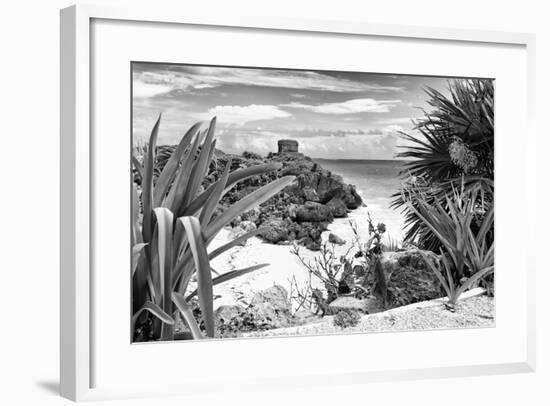 ?Viva Mexico! B&W Collection - Tulum Riviera Maya IX-Philippe Hugonnard-Framed Photographic Print