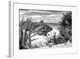 ?Viva Mexico! B&W Collection - Tulum Riviera Maya IX-Philippe Hugonnard-Framed Photographic Print