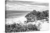 ?Viva Mexico! B&W Collection - Tulum Riviera Maya V-Philippe Hugonnard-Stretched Canvas