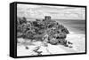 ¡Viva Mexico! B&W Collection - Tulum Riviera Maya VI-Philippe Hugonnard-Framed Stretched Canvas