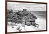 ¡Viva Mexico! B&W Collection - Tulum Riviera Maya VI-Philippe Hugonnard-Framed Photographic Print