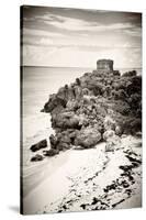 ¡Viva Mexico! B&W Collection - Tulum Riviera Maya VII-Philippe Hugonnard-Stretched Canvas