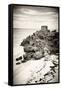 ¡Viva Mexico! B&W Collection - Tulum Riviera Maya VII-Philippe Hugonnard-Framed Stretched Canvas