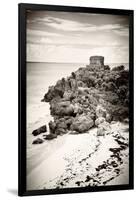 ¡Viva Mexico! B&W Collection - Tulum Riviera Maya VII-Philippe Hugonnard-Framed Photographic Print