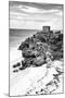 ¡Viva Mexico! B&W Collection - Tulum Riviera Maya VIII-Philippe Hugonnard-Mounted Photographic Print