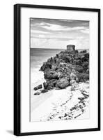 ¡Viva Mexico! B&W Collection - Tulum Riviera Maya VIII-Philippe Hugonnard-Framed Photographic Print