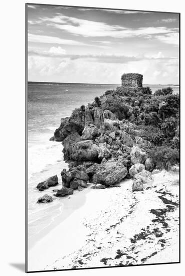 ¡Viva Mexico! B&W Collection - Tulum Riviera Maya VIII-Philippe Hugonnard-Mounted Photographic Print