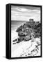 ¡Viva Mexico! B&W Collection - Tulum Riviera Maya VIII-Philippe Hugonnard-Framed Stretched Canvas