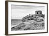 ¡Viva Mexico! B&W Collection - Tulum Riviera Maya-Philippe Hugonnard-Framed Photographic Print