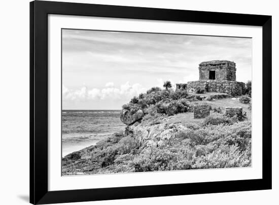 ¡Viva Mexico! B&W Collection - Tulum Riviera Maya-Philippe Hugonnard-Framed Photographic Print