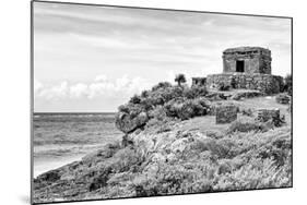 ¡Viva Mexico! B&W Collection - Tulum Riviera Maya-Philippe Hugonnard-Mounted Photographic Print